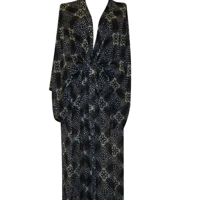 D'otto Women's Blue / Black Mira Kimono