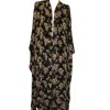 D'otto Women's Gold / Black Esther Kimono Set In Gold/black