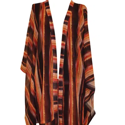D'otto Women's Gold / Black / Pink Arena Kimono Set In Gold/black/pink
