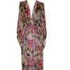 D'otto Women's Pink / Purple / Gold Adelaide Kimono In Pink/purple/gold