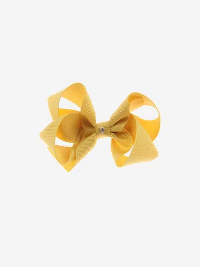 Dotty Daydreams Kids' Girls Bow Hairclip L Yellow
