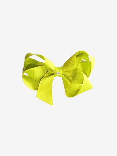 Dotty Daydreams Kids' Girlneon Bow Hairclip S Yellow