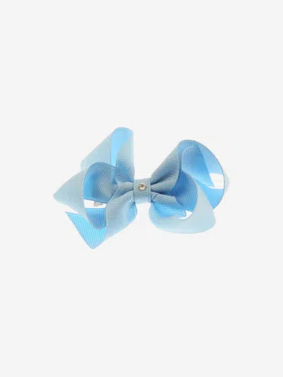 Dotty Daydreams Kids' Girls Baby Bow Hairclip L Blue
