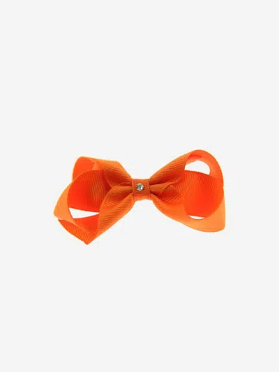 Dotty Daydreams Kids' Girlbow Hairclip In Orange