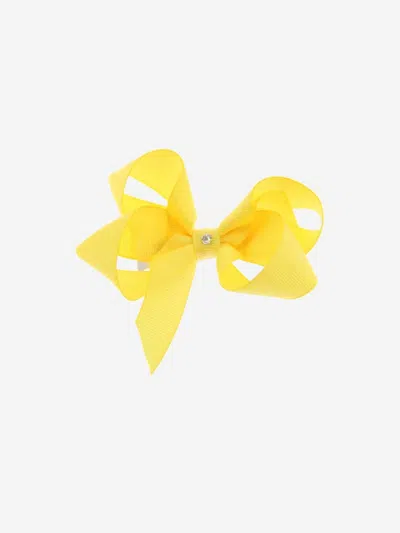 Dotty Daydreams Kids' Girls Bright Bow Hairclip M Yellow