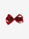 DOTTY DAYDREAMS GIRLCRANBERRY BOW HAIRCLIP S RED
