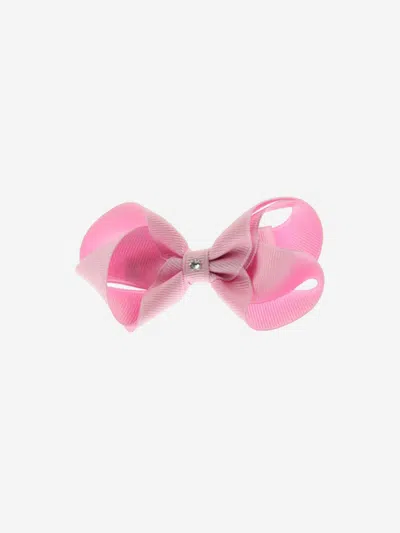 Dotty Daydreams Kids' Girls Powder Bow Hairclip L Pink