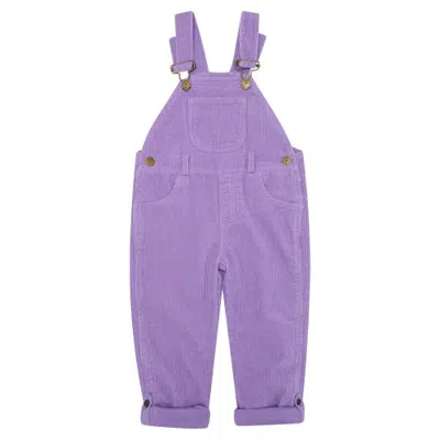 Dotty Dungarees Kids'  Chunky Cord Overalls In Red