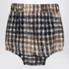 Dou Dou Camilla Hazel-coloured Checked Shorts In Brown