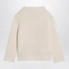 Dou Dou Ivory Wool-blend Jumper In White