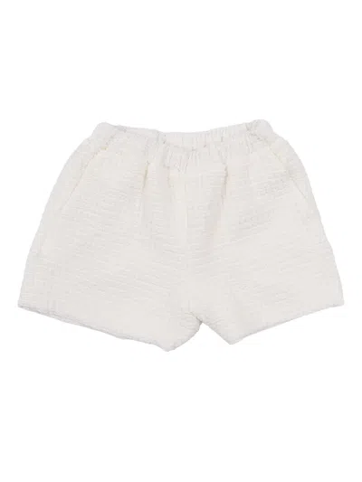 Dou Uod Kids' Dou-uod Shorts In White