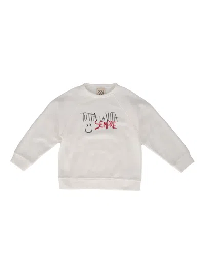 Dou Uod Dou-uod Sweatshirt In White