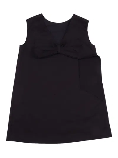 Dou Uod Kids' Dou-uod Woven Dress In Black
