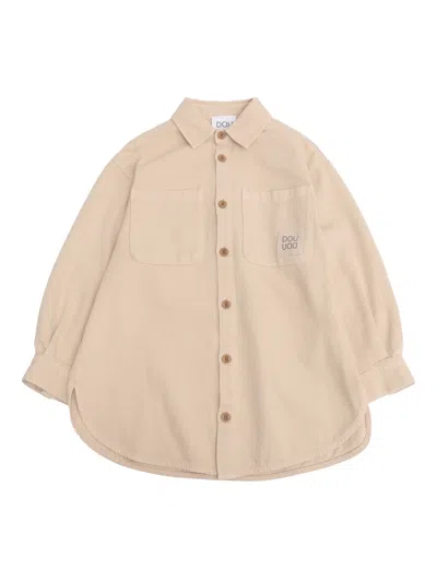 Dou Uod Kids' Jacket In Beige