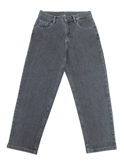 Dou Uod Kids' Trousers In Gray