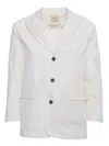 Dou Uod White Blazer In White