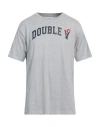 Double A By Wood Wood Man T-shirt Grey Size Xl Cotton