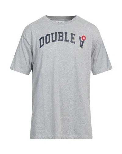 Double A By Wood Wood Man T-shirt Grey Size Xl Cotton