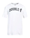 Double A By Wood Wood Man T-shirt White Size M Cotton In White