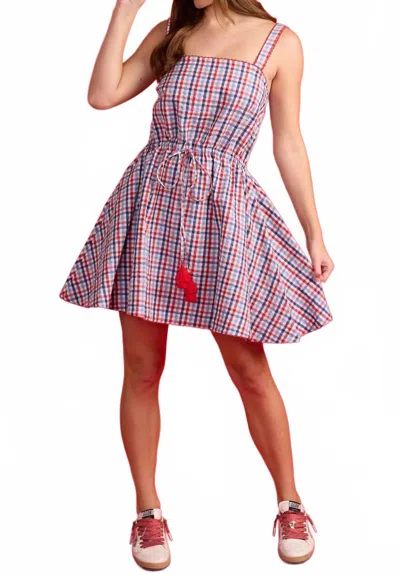 Double A Chase Mini Dress In Independence In Multi