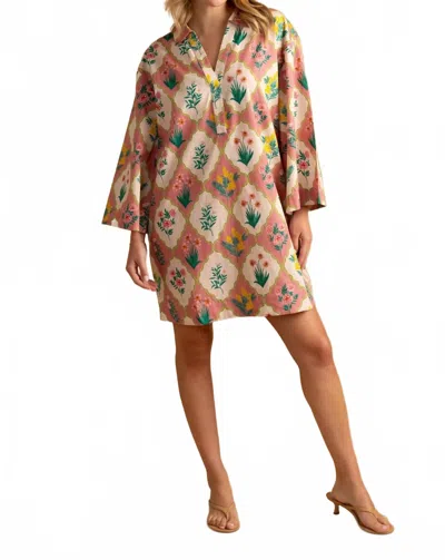 Double A Colette Dress In Rose Blossom In Multi