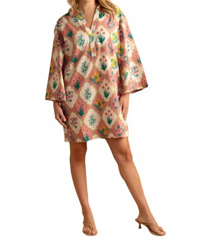 Double A Colette Dress In Rose Blossom In Neutral