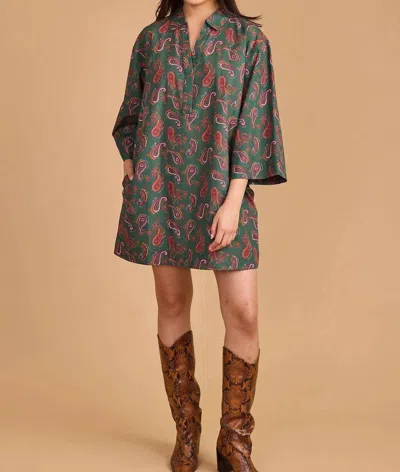 Double A Colette Dress In Winter Paisley In Multi