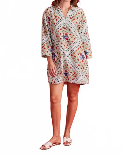 Double A Colette Mini Dress In American Bouquet In Multi