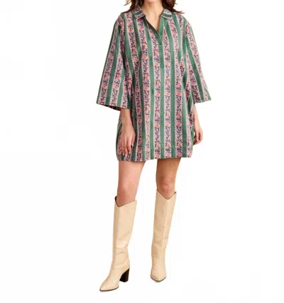 Double A Colette Mini Dress In Floral Manor In Multi