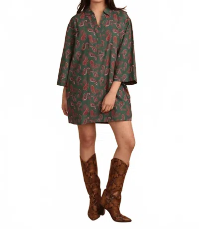 Double A Colette Mini Dress In Winter Paisley In Multi