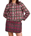 Double A Hazel Jacket In Multi In Green