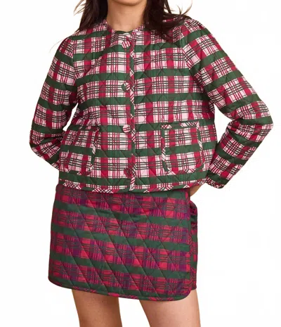 Double A Hazel Jacket In Multi In Green