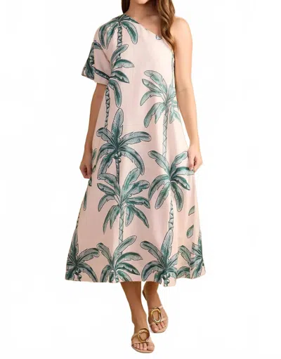 Double A Janey Mini Dress In Coconut Palm In Multi