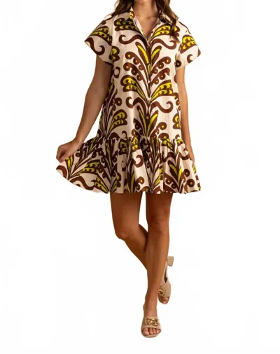 Double A Jenny Mini Dress In Ornament In Multi