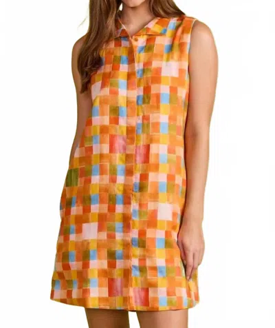 Double A Jules Mini Dress In Marseil In Multi