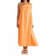 Double A Juliette Maxi Dress In Melon In Orange