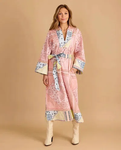 Double A Lee Dress In Multicolor In Pink