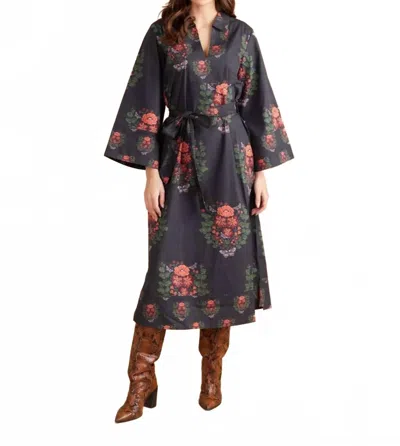 Double A Lee Midi Dress In Terrace In Multi