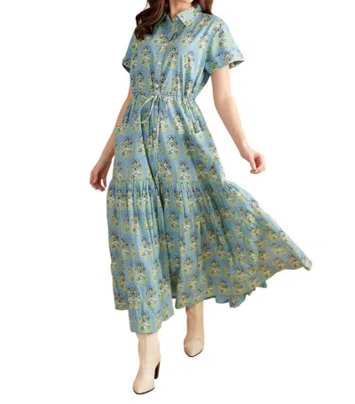 Double A Lucie Dress In Bloom In Green