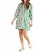 Double A Paloma Floral Mini Dress In Mixed Botanical In Multi
