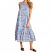 Double A Vera Dress In Tigris In Blue