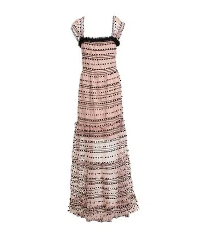 Double C Woman Maxi Dress Pink Size 10 Polyamide, Polyester, Elastane