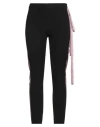 Double C Woman Pants Black Size 8 Polyester, Elastane