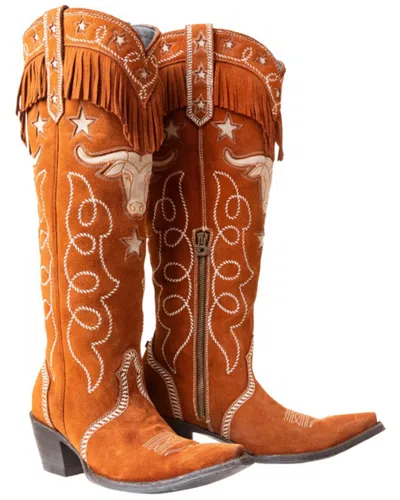 Pre-owned Double D Ranch Women's Dobie Tall Western Boot - Snip Toe - Ddl 1034-1