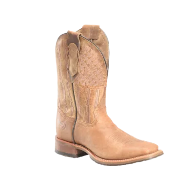 Pre-owned Double-h Boots Double H® Men's 11" Covada American Flag Western Tan Boots Dh7033 In Brown