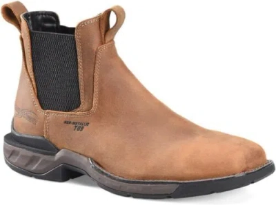 Pre-owned Double-h Boots Heisler In Brown