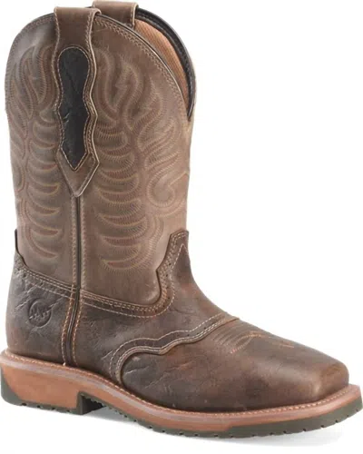 Double-h Boots Highland (wide Width) In Medium Brown In Multi