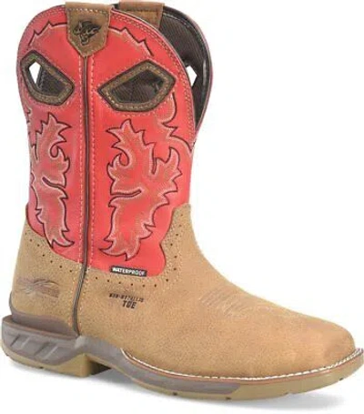 Pre-owned Double-h Boots Men's 11” Phantom Rider Henly Composite Toe Waterproof Non-metall In Medium Bro