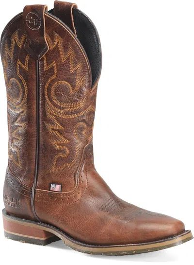 Pre-owned Double-h Boots Men's 12 Inch Brantley Eh Sr Whiskey In Brown