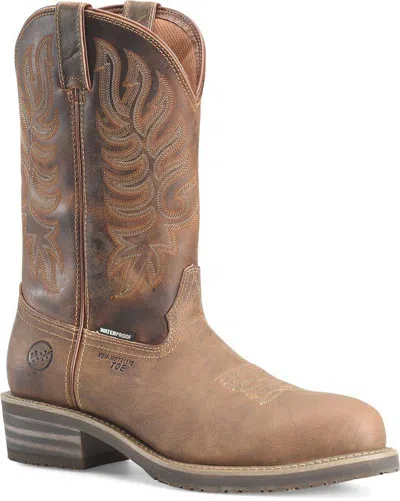 Pre-owned Double-h Boots Men's 12 Inch Garza St Sr Wp Eh Bronco